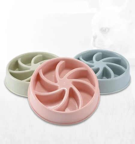 Plato Comedero Antiansiedad Para Perros - Circular