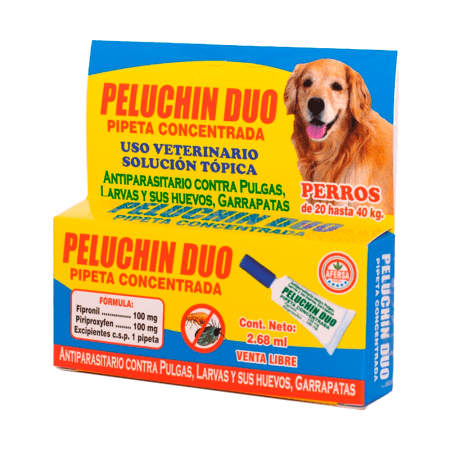 Pipeta para Perros PELUCHIN DÚO 20-40 kg