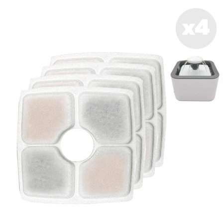 Set de 4 Filtros para Bebedero - Cuadrado