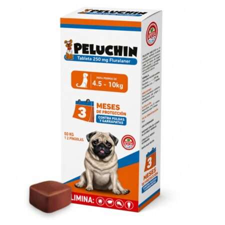 Antipulgas Peluchin Masticable 5 a 10kg – 3 meses