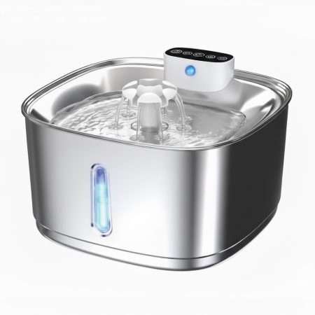 AquaFlow - Bebedero Recargable de Acero 3 modos
