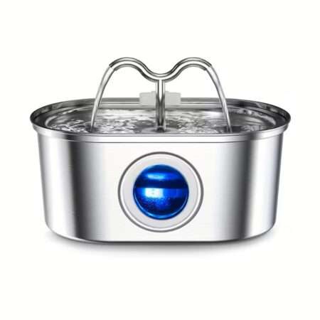 Bebedero de Acero Inoxidable con Doble Grifo 3,2 L